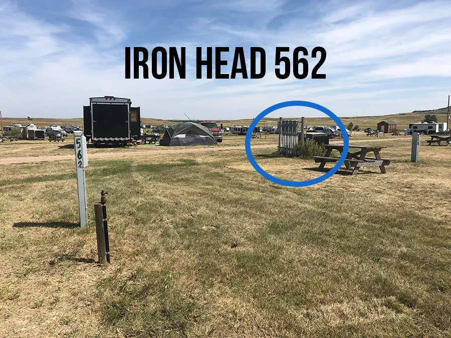 2025 Iron Head RV Park - (40' X 55') PULL THROUGH SITES (Sites 500 to 598)