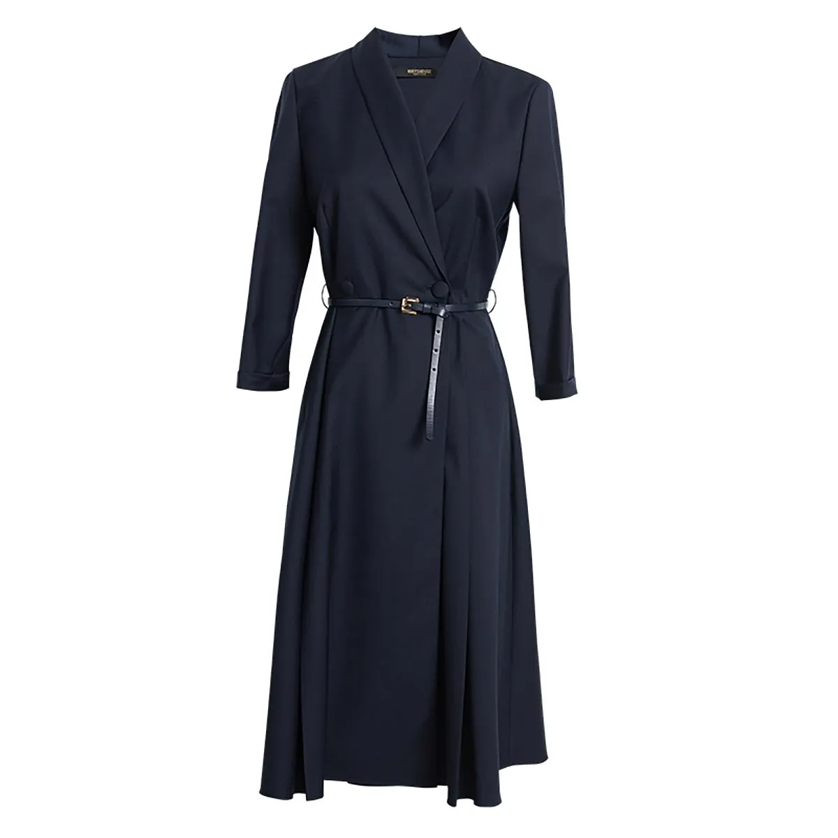 A-Line Navy Dress