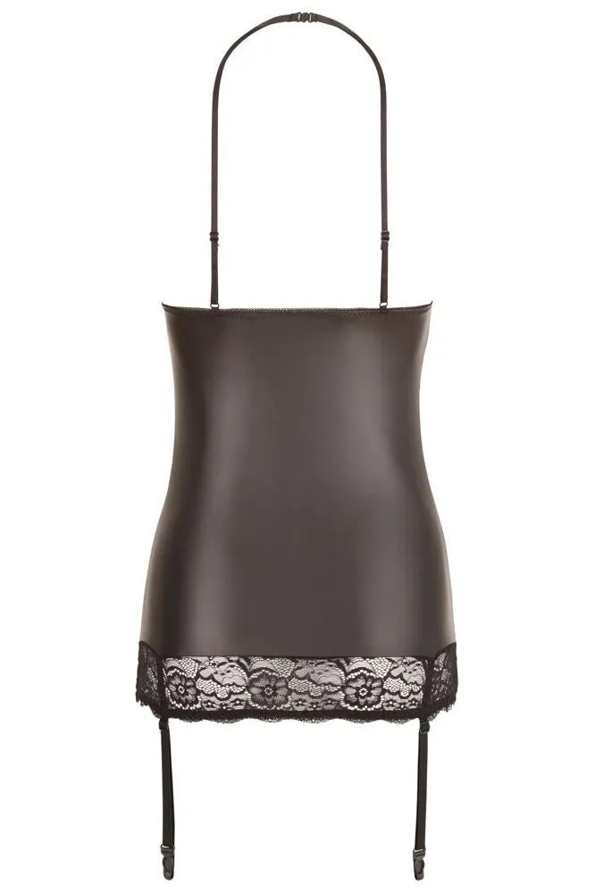 Abierta Fina Wetlook Lingerie Dress