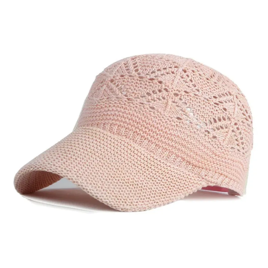 Adjustable Snapback Hat for Women | Summer Knit Hats