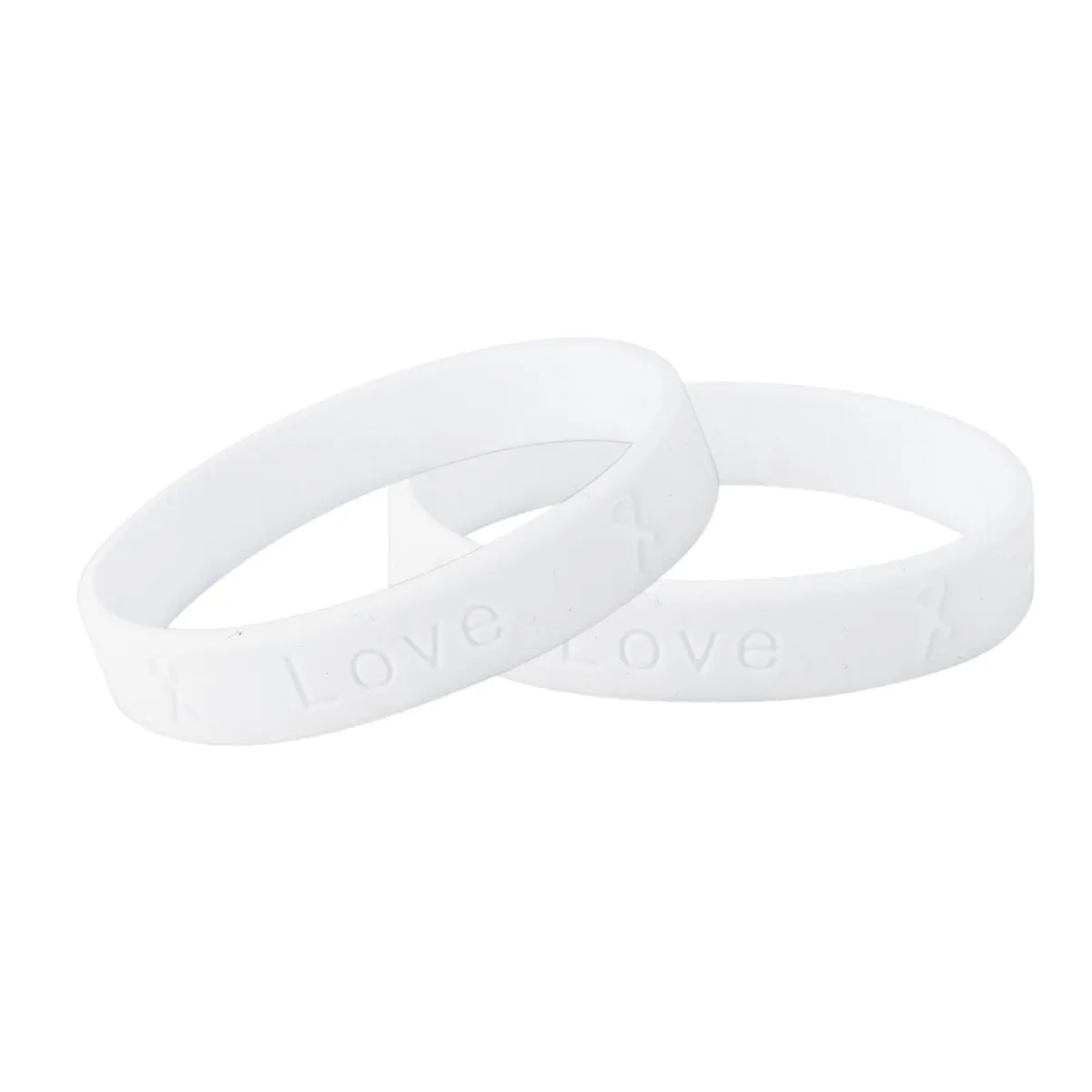 Adult Lung Cancer Silicone Bracelet Wristbands