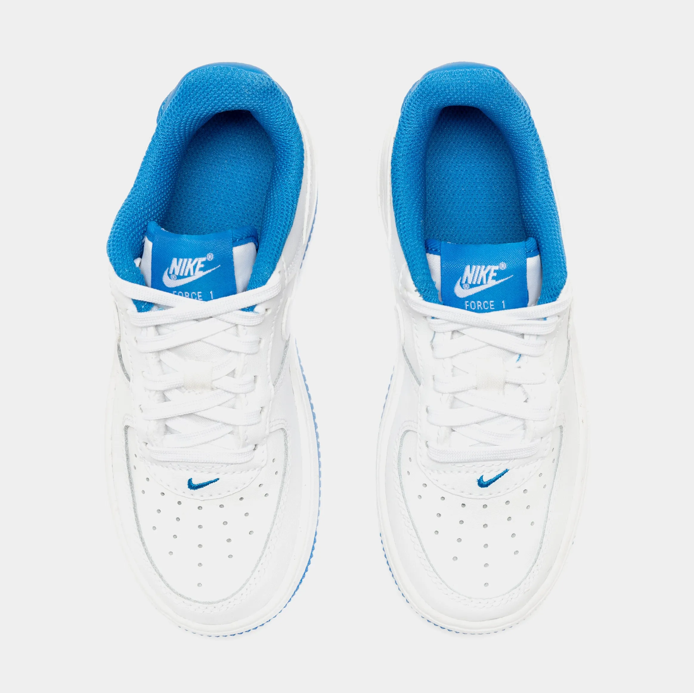 Air Force 1 Essentials Preschool Lifestyle Shoes (White/Blue)