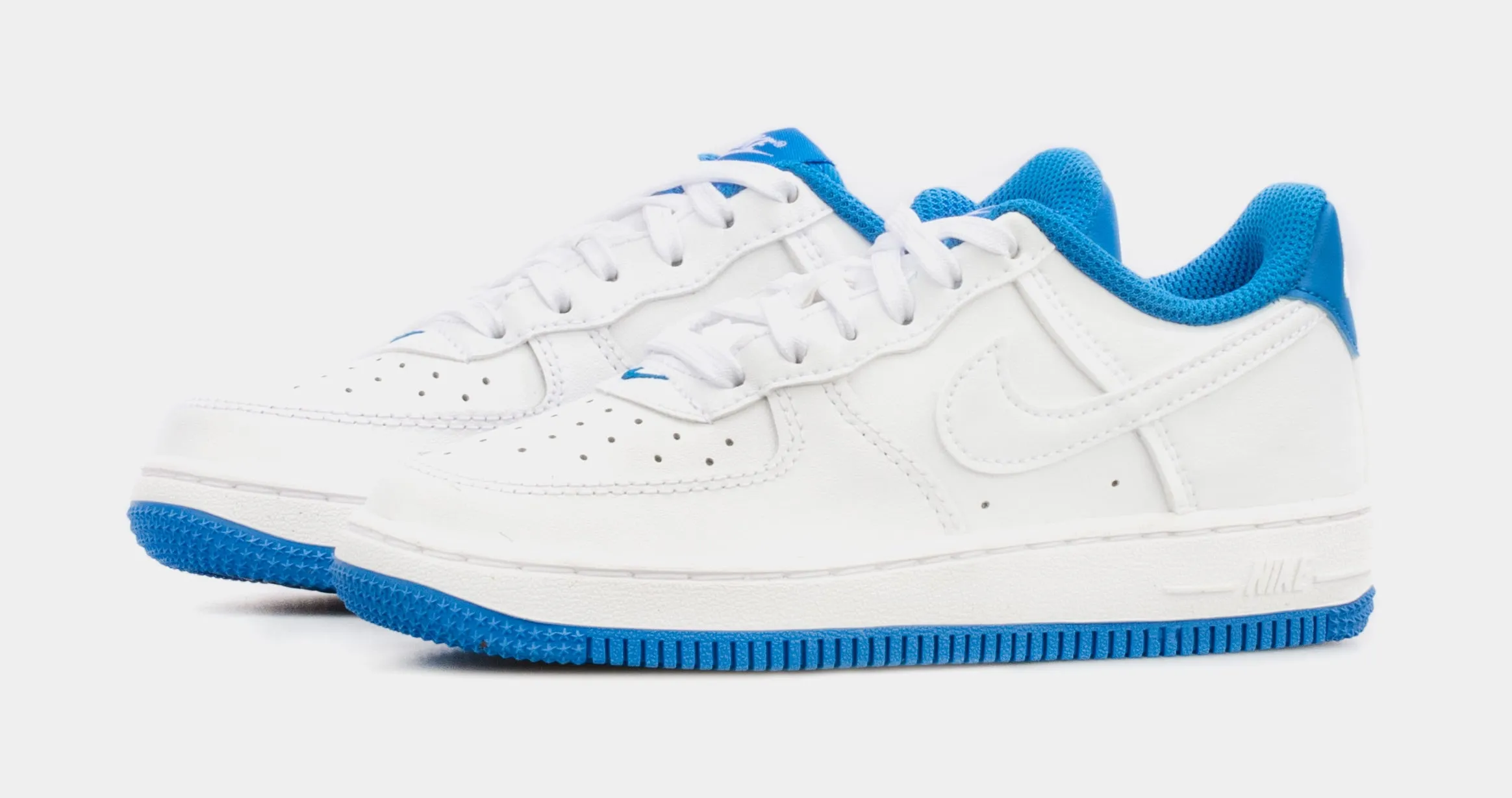 Air Force 1 Essentials Preschool Lifestyle Shoes (White/Blue)