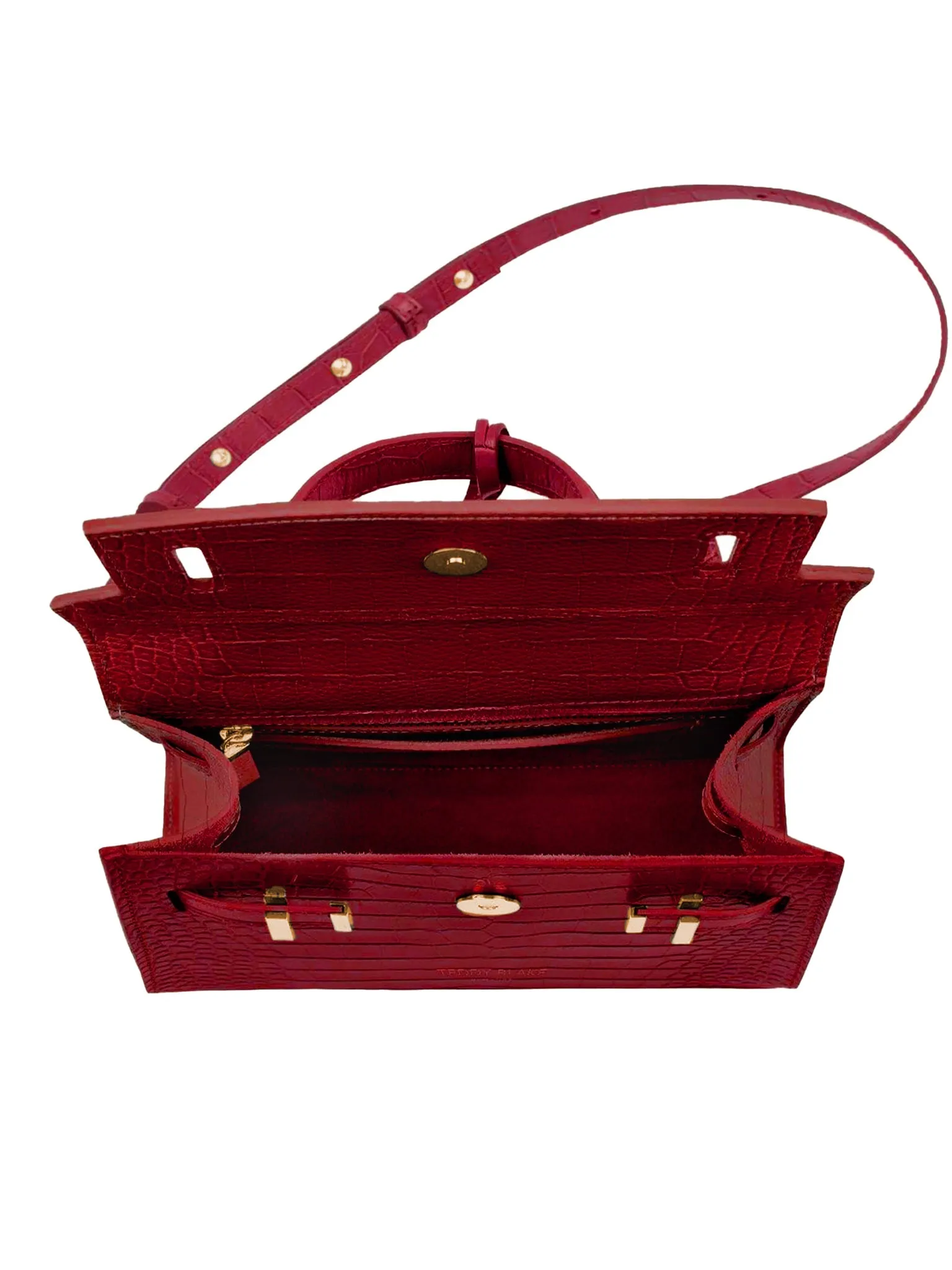 Ava Croco  11" - Dark Red