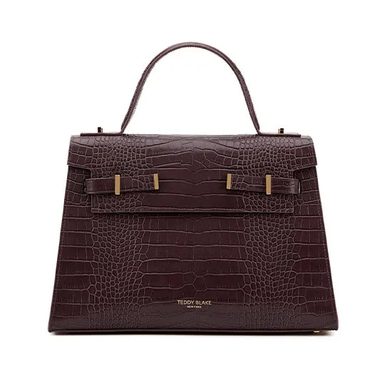 Ava Croco  14" - Dark Brown