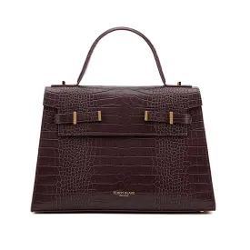 Ava Croco  14" - Dark Brown