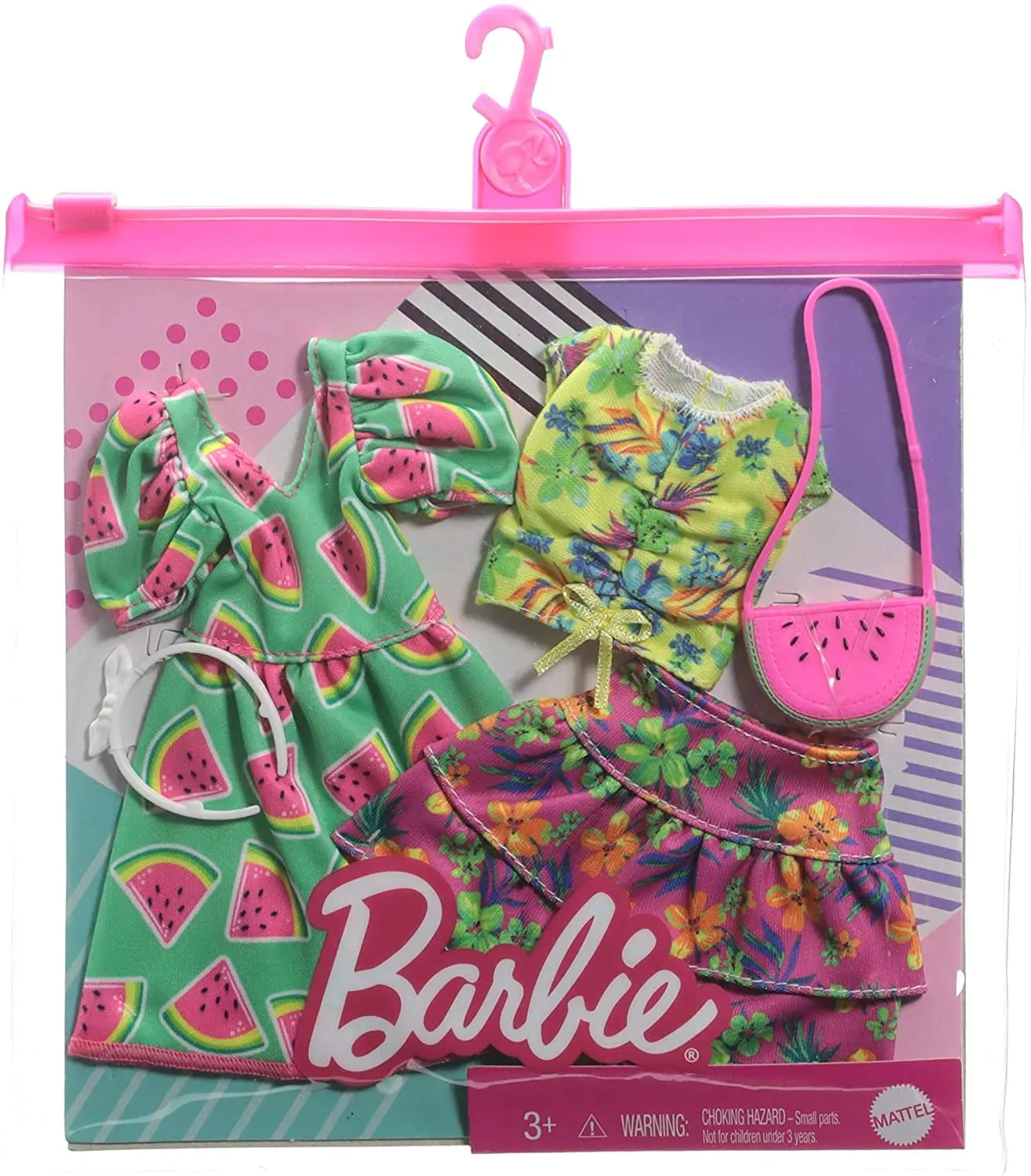 Barbie Fashions 2-Pack Clothing Set Watermelon Print