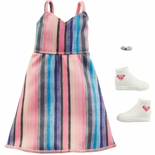 Barbie Fashions Roxy Striped Dress Fashion Pack