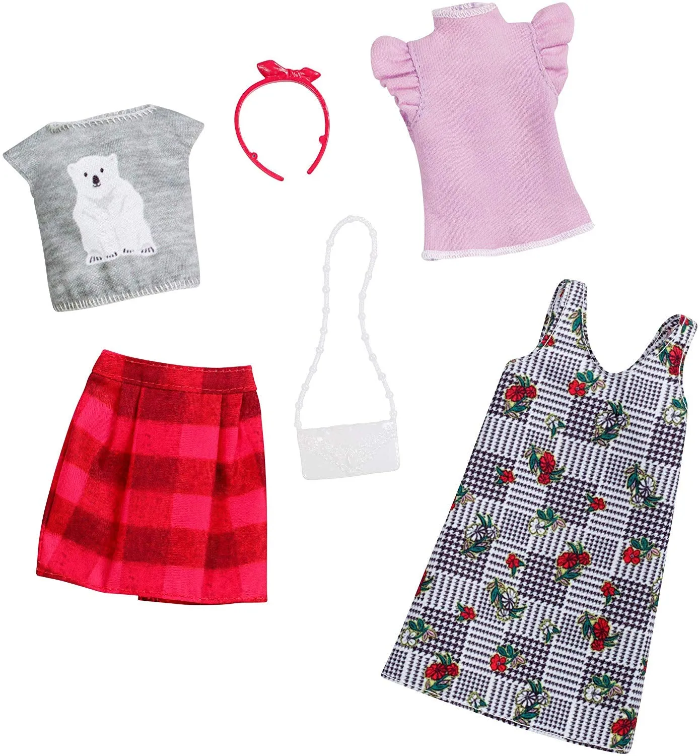 Barbie Plaid Polar Bear Outfit Fashion Pack with Accessories