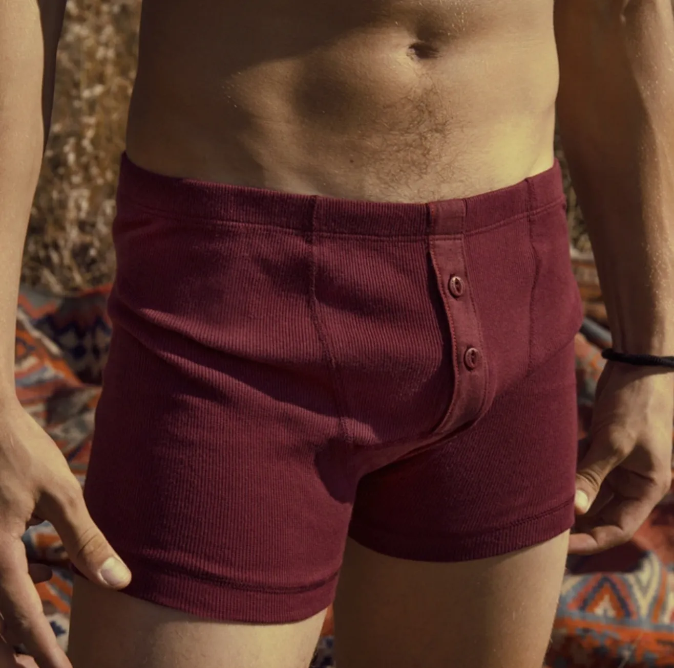 Boxer Brief - Wine - M, L, XL