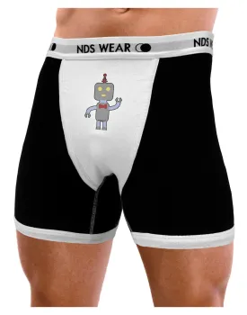 Cute Robot Male Mens Boxer Brief Underwear