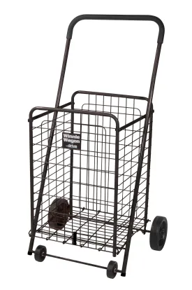 Drive Medical 605b Winnie Wagon All Purpose Shopping Utility Cart, Black