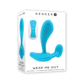 Evolved - Gender X Wear Me Out Wearable Panty Vibrator (Blue)