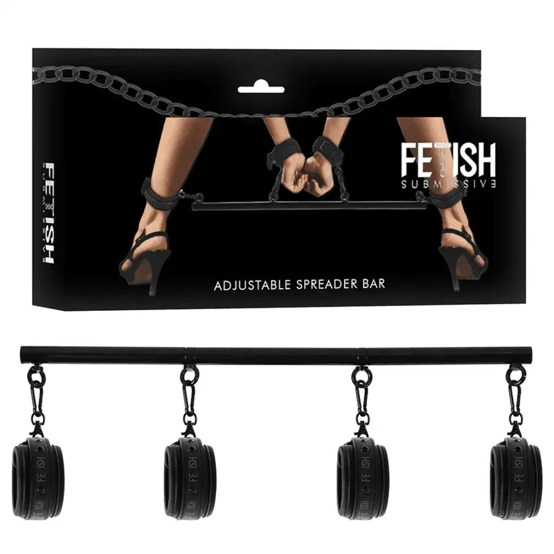 Fetish Submissive Bondage – Adjustable Separator Bar 4 Pieces