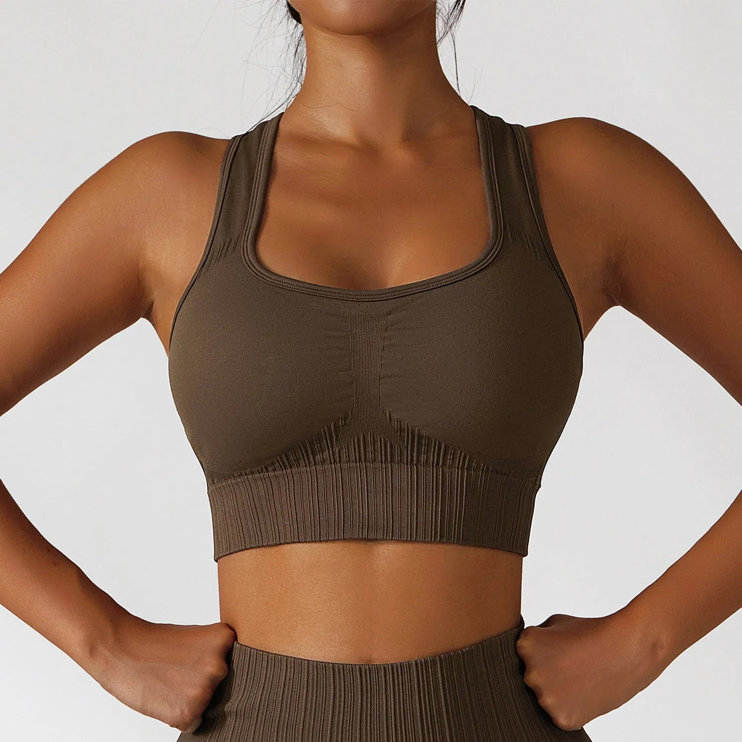 Fitness Gym Padded Sports Bra