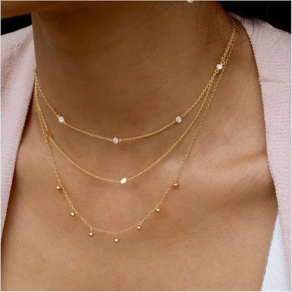 Helene Triple Layer Necklace