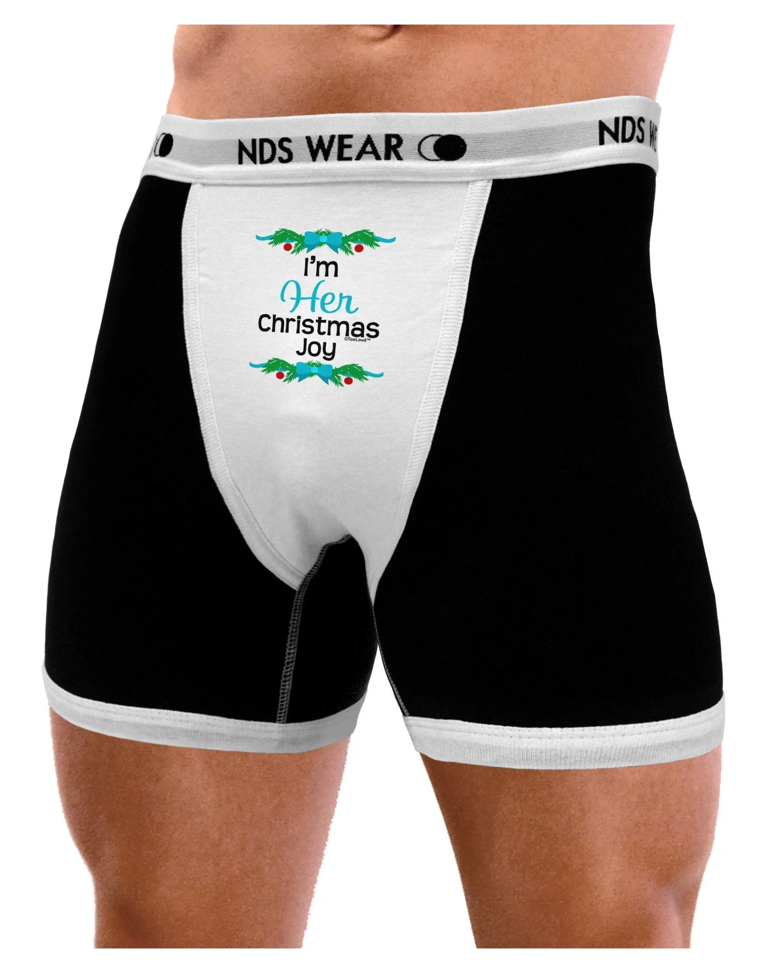 Her Christmas Joy Matching His & Hers Mens Boxer Brief Underwear