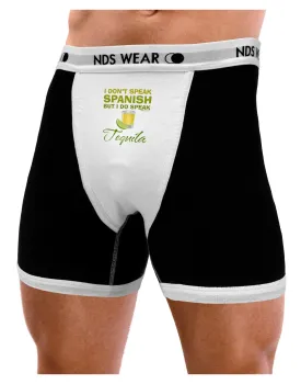 I Do Speak Tequila Mens Boxer Brief Underwear