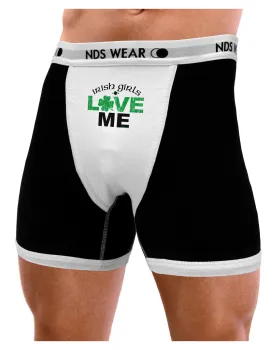 Irish Girls Love Me Mens Boxer Brief Underwear