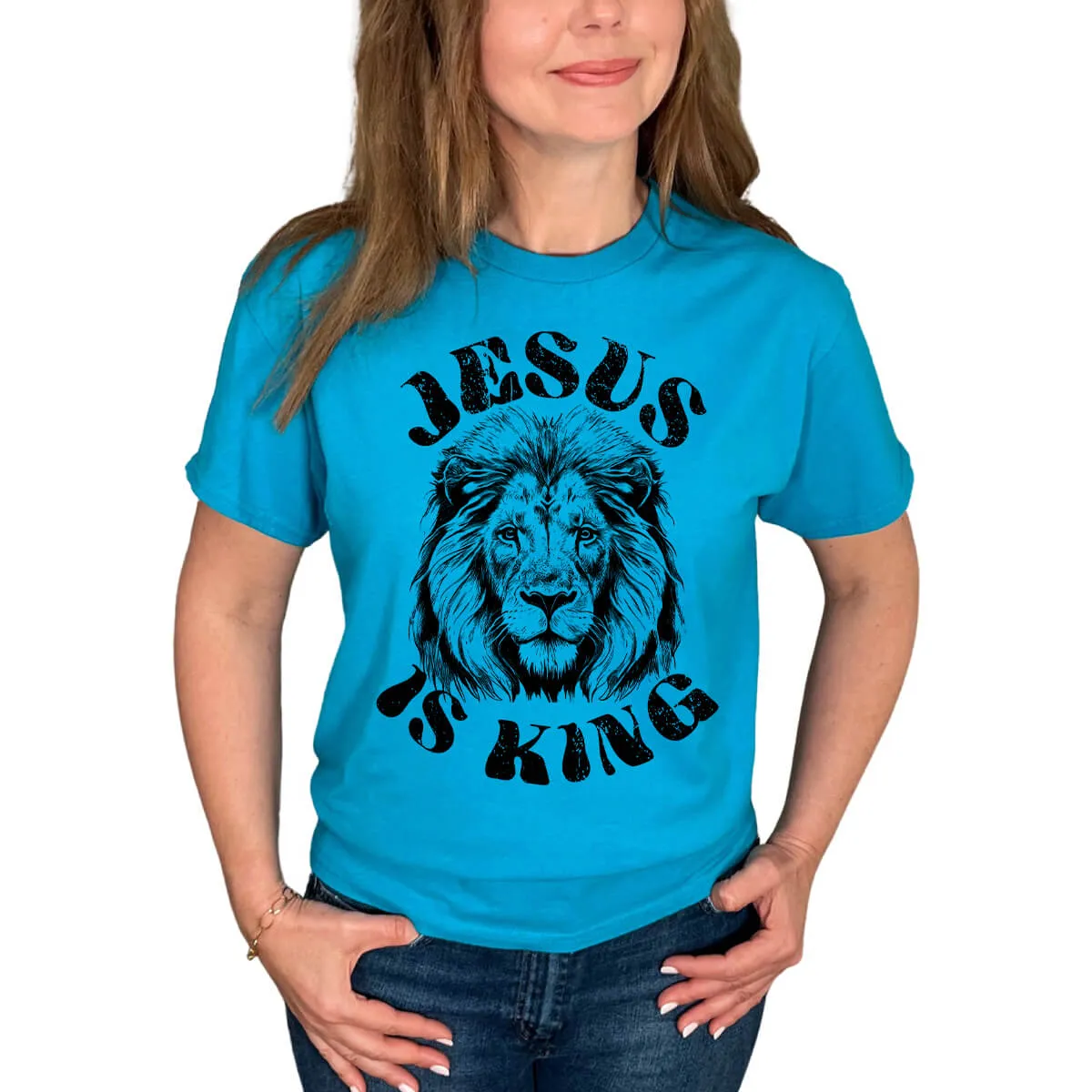 Jesus Is King Lion T-Shirt