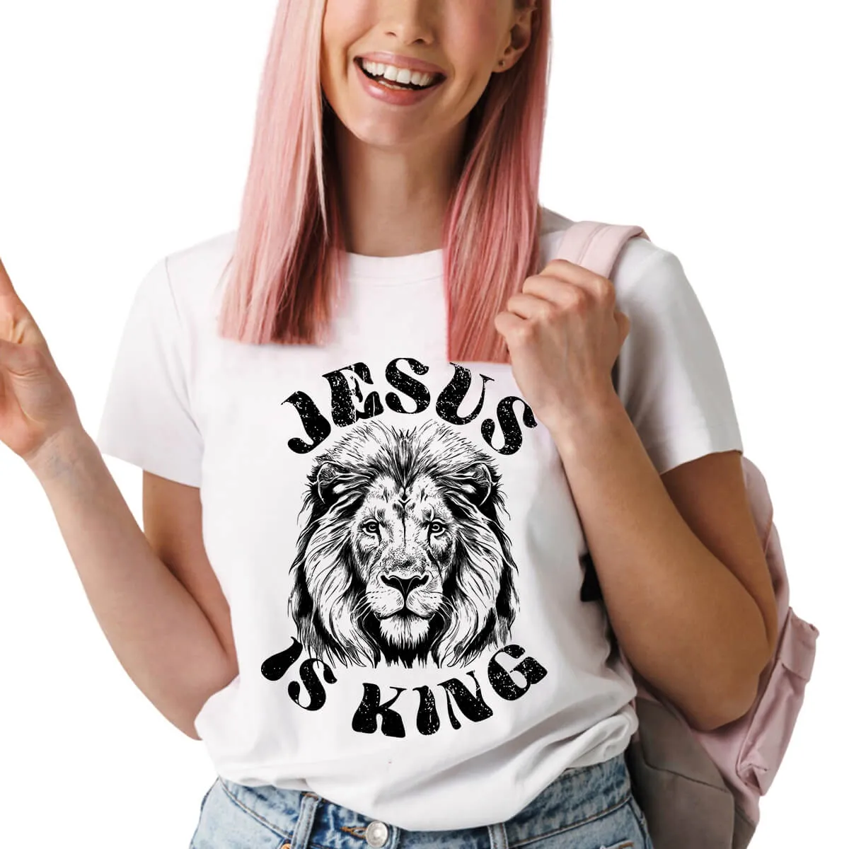 Jesus Is King Lion T-Shirt