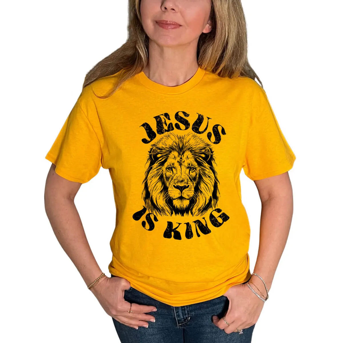 Jesus Is King Lion T-Shirt