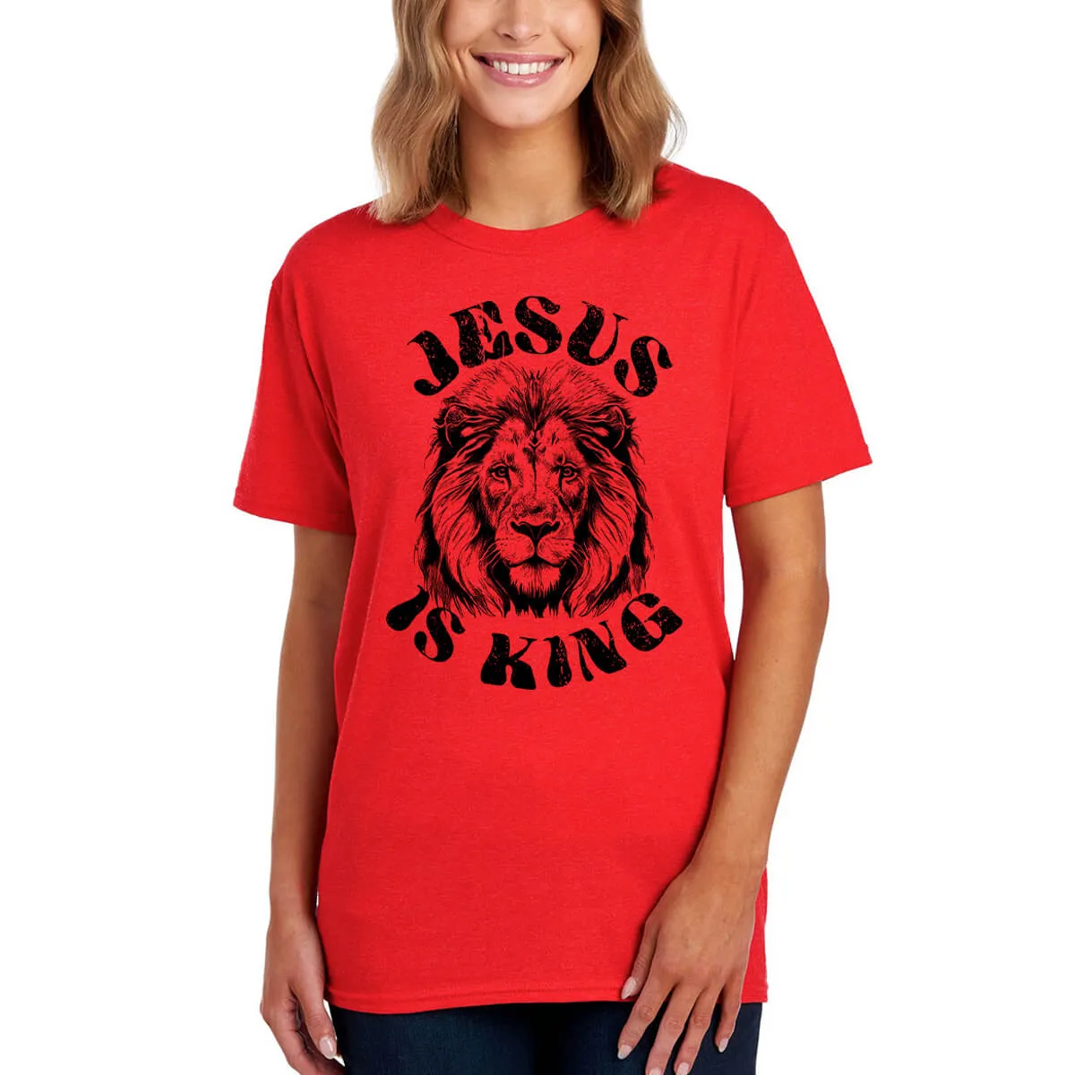 Jesus Is King Lion T-Shirt