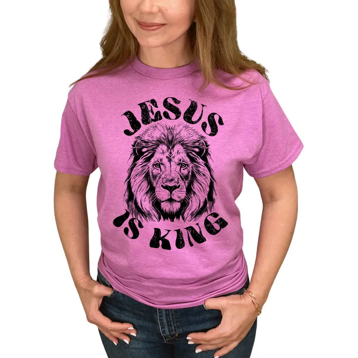 Jesus Is King Lion T-Shirt