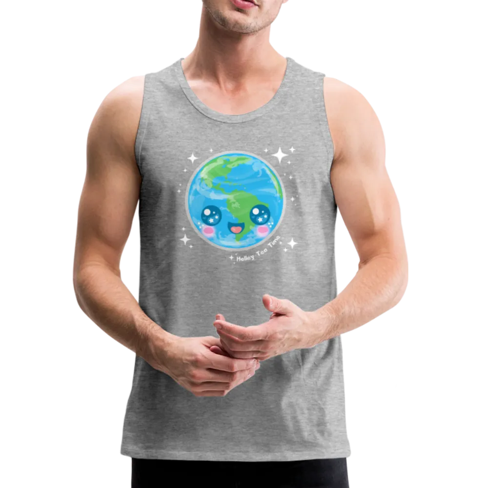 Kawaii Earth Men’s Premium Tank