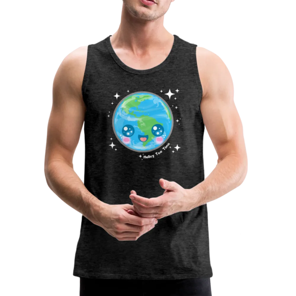 Kawaii Earth Men’s Premium Tank