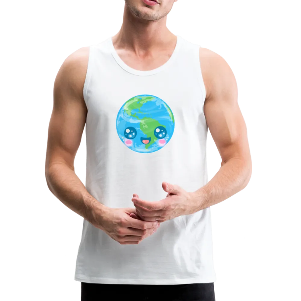 Kawaii Earth Men’s Premium Tank