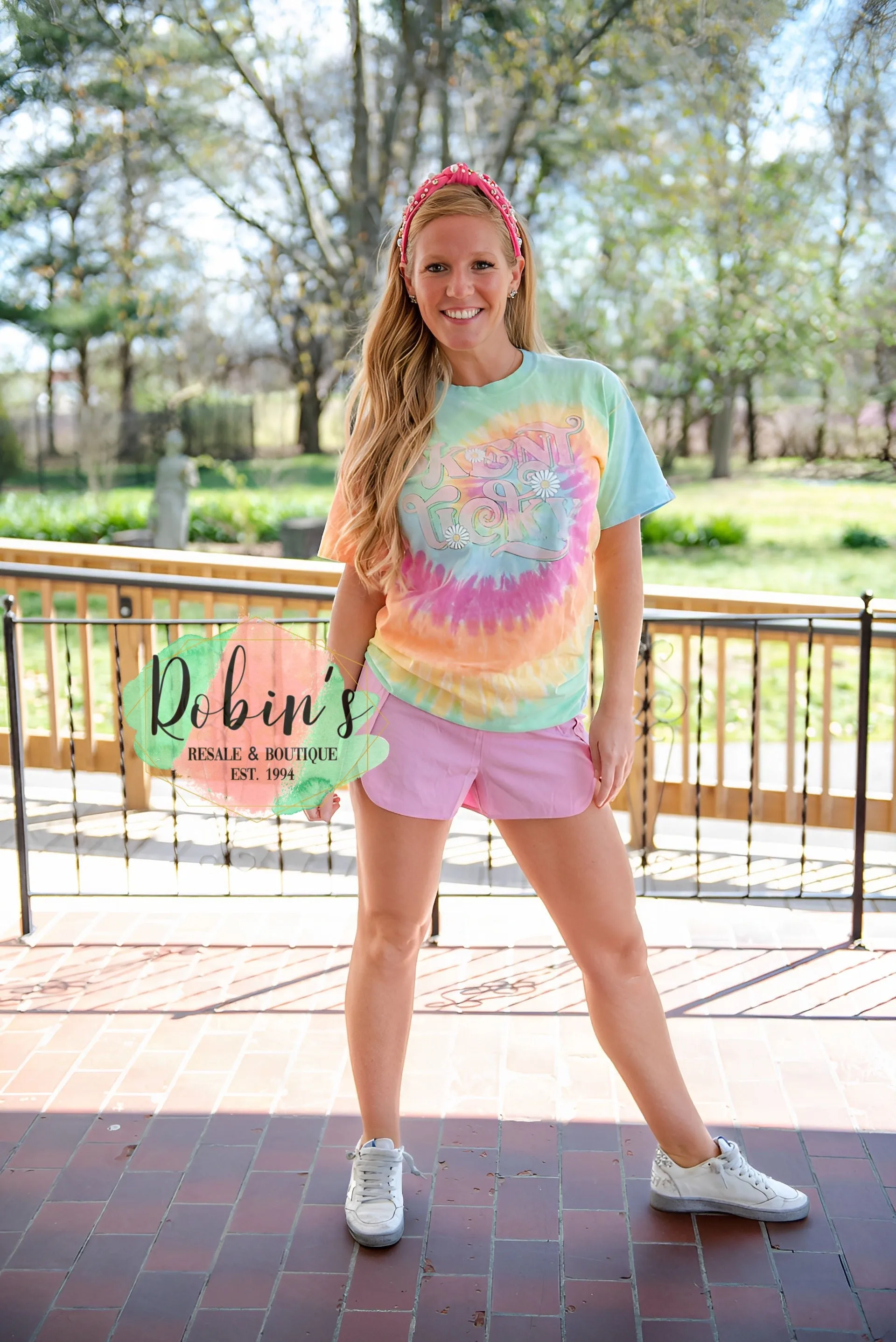 Kentucky Daisy Tie Dye Tee