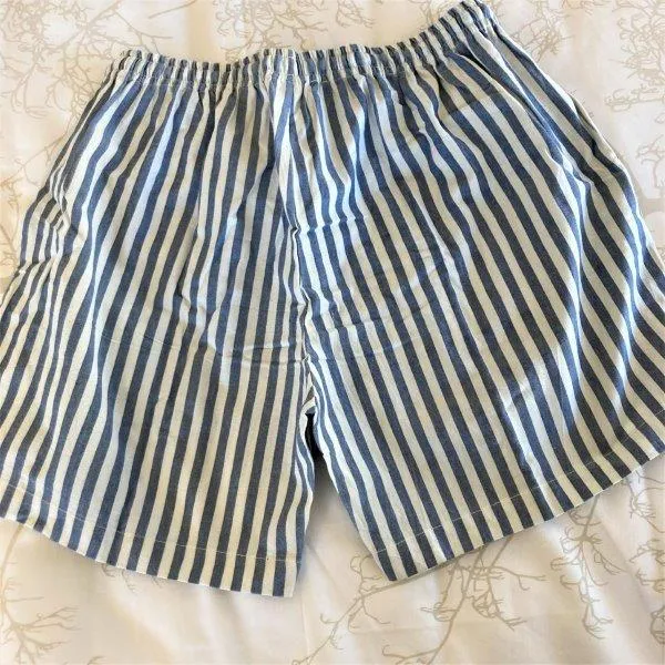 Ladies Short Natural/Blue