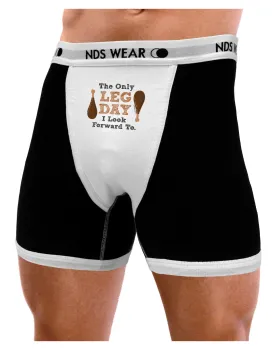 Leg Day - Turkey Leg Mens Boxer Brief Underwear