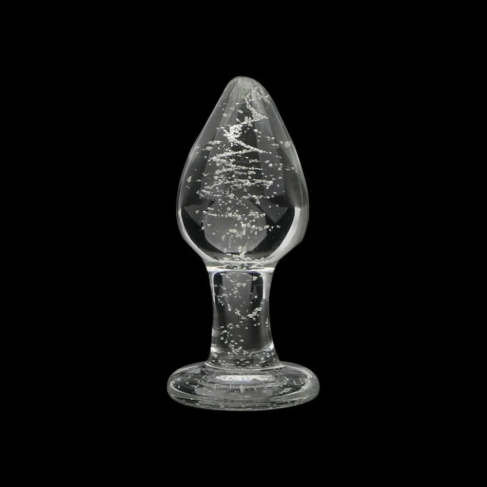 Luminous Glass Anal Plug - Erotic Jewelry Anal Beads Butt Plug