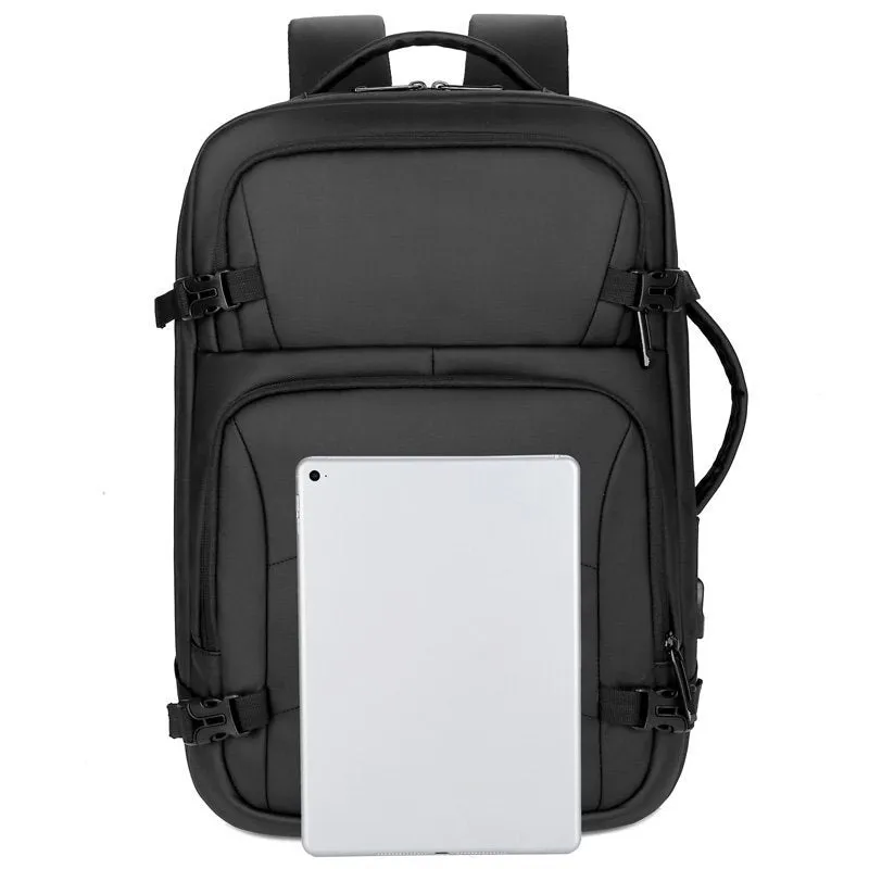 Mens Backpacks Multifunctional Waterproof Film Laptop Backbag