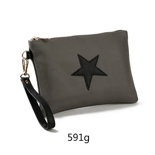 Miyahouse Brand Designer Women Day Clutches Bag Star Design Envelope Ladies Evening Party Bag Soft Leather Handbags High Quality