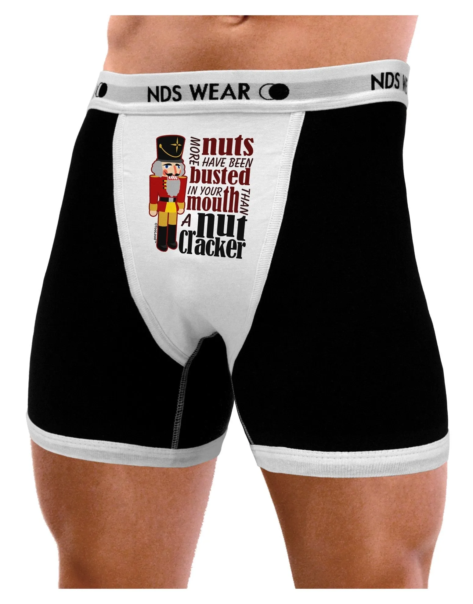 More Nuts Busted - Your Mouth Mens Boxer Brief Underwear by NDS Wear