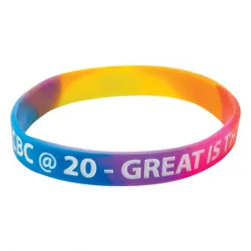 Multicolour Silicone Wristbands