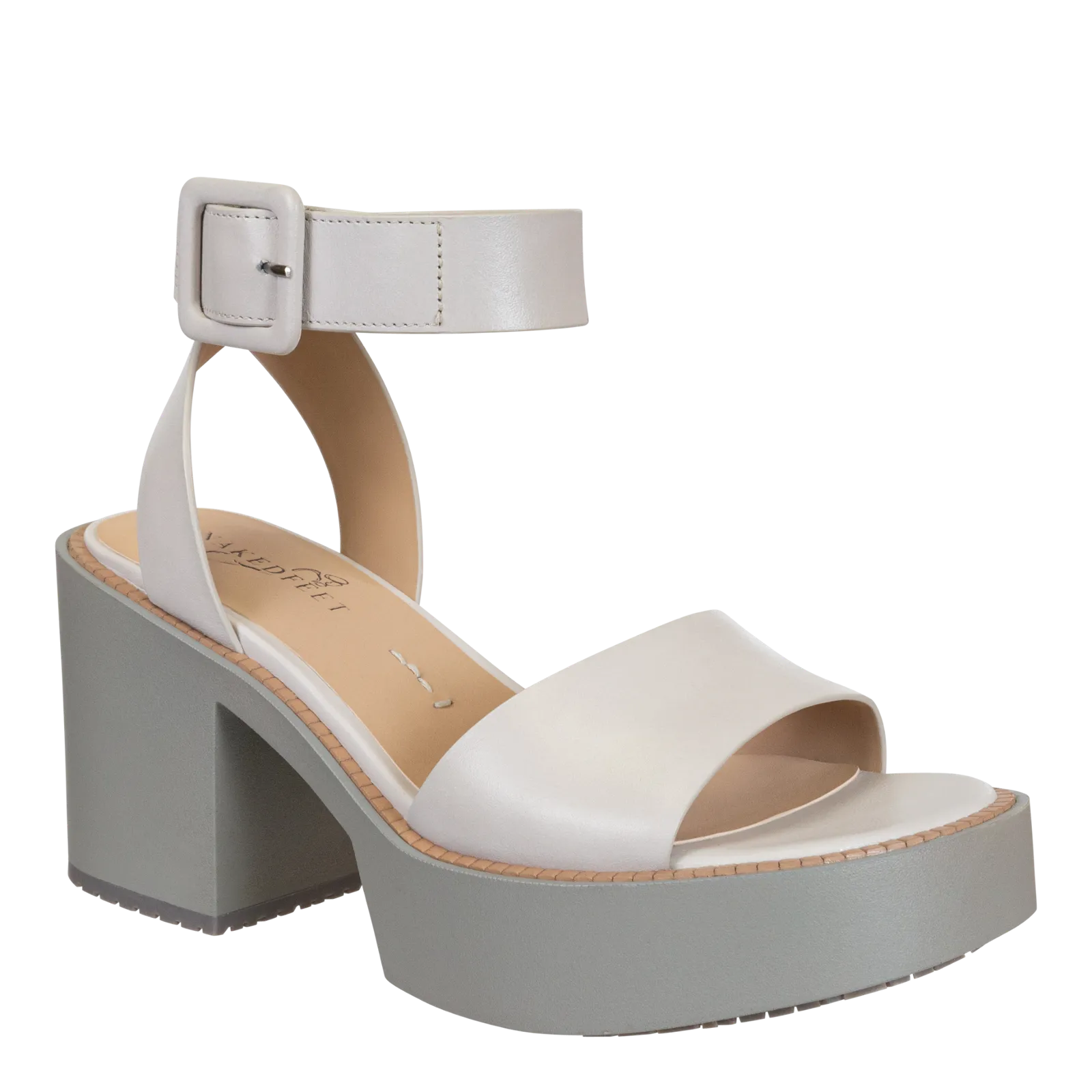 NAKED FEET - ICONOCLAST in MIST Heeled Sandals