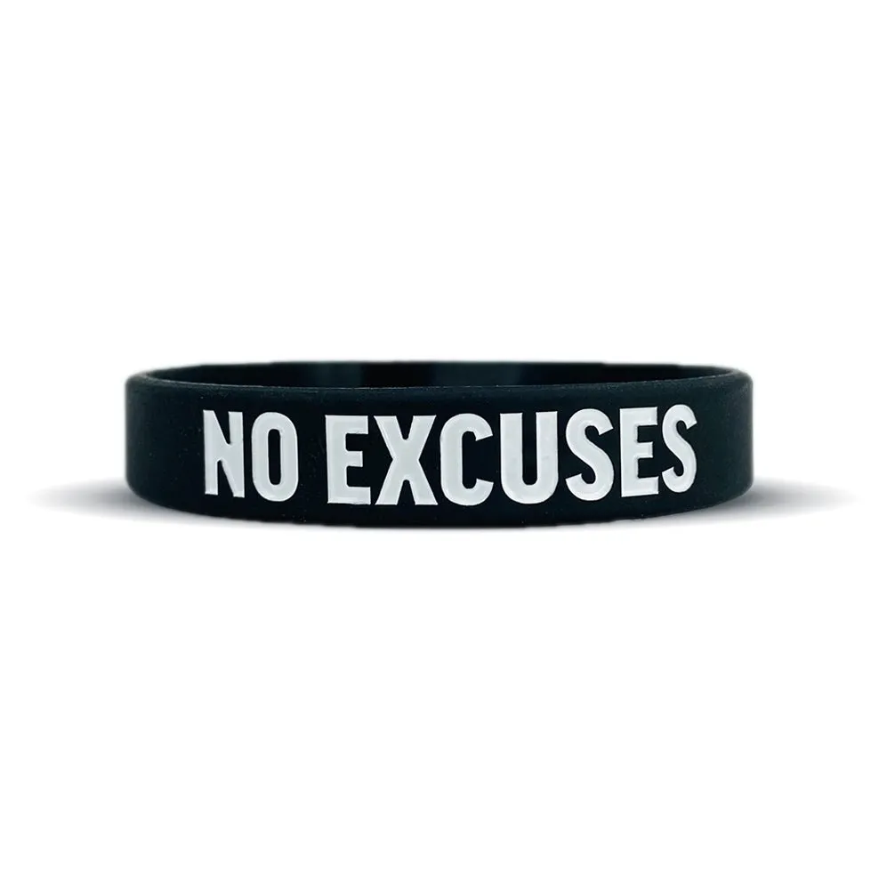 NO EXCUSES Wristband