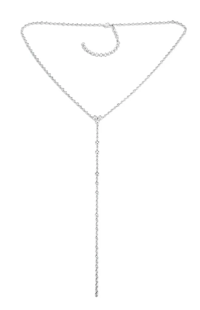 Orchid Gems Diamond Stream Necklace