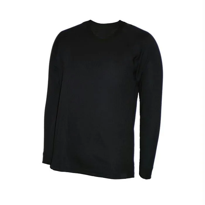 Polypro Mens Ls Crew Xl Blk