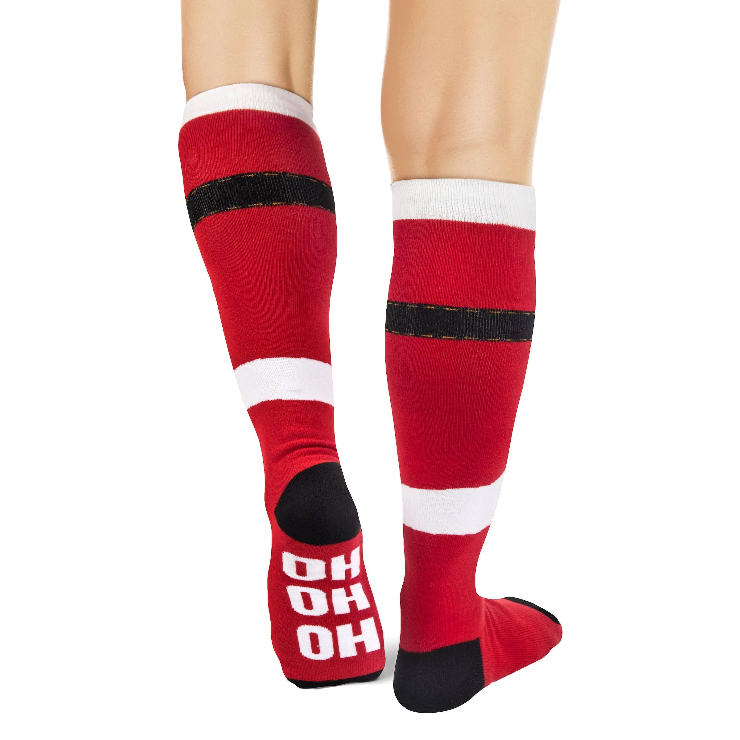 Santa & Elf Knee High Socks (2 Pack)