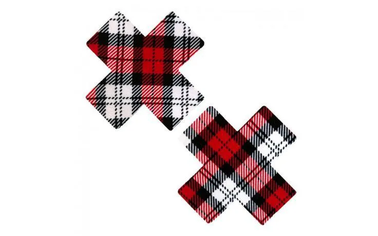 School Girl Plaid X Factor Pasties