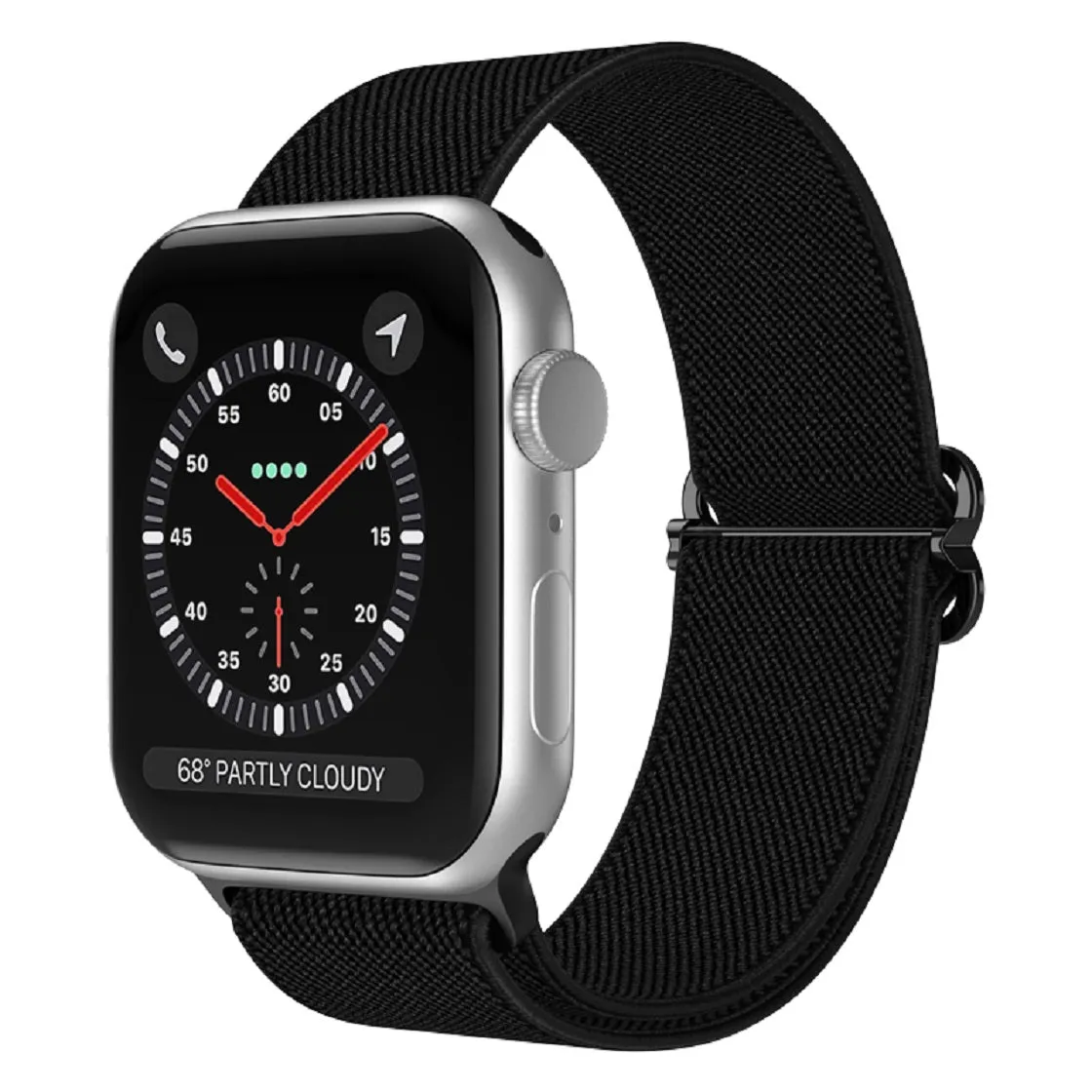 Stretchy Nylon Loop Band for Apple Watch 38/40/41mm & 42/44/45mm-Assorted Designs