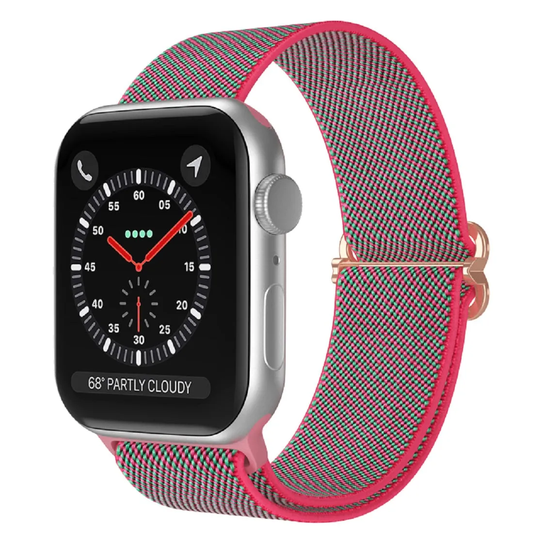 Stretchy Nylon Loop Band for Apple Watch 38/40/41mm & 42/44/45mm-Assorted Designs