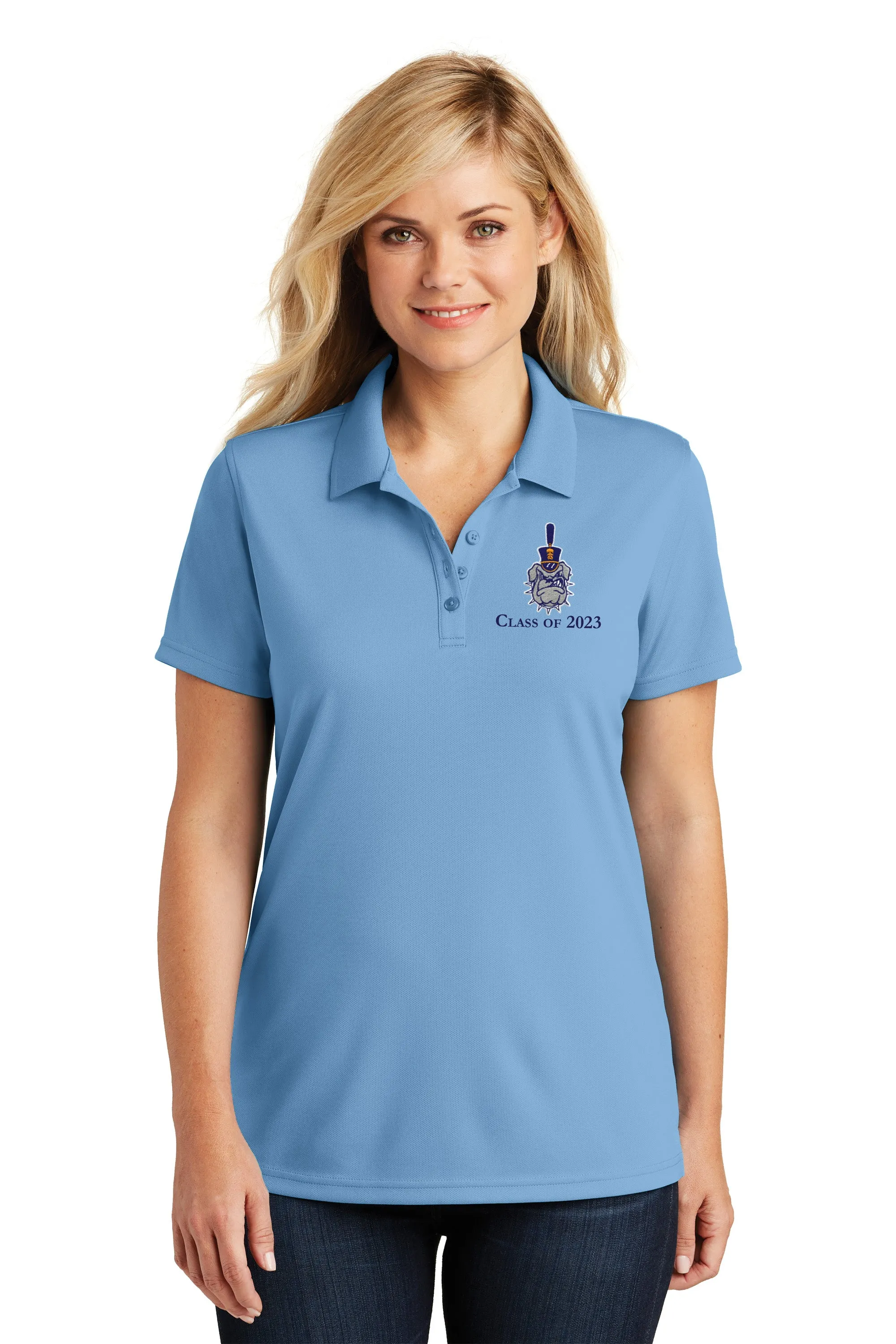 The Citadel, Class of 2023 Spike Ladies UV Micro-Mesh Polo Shirt