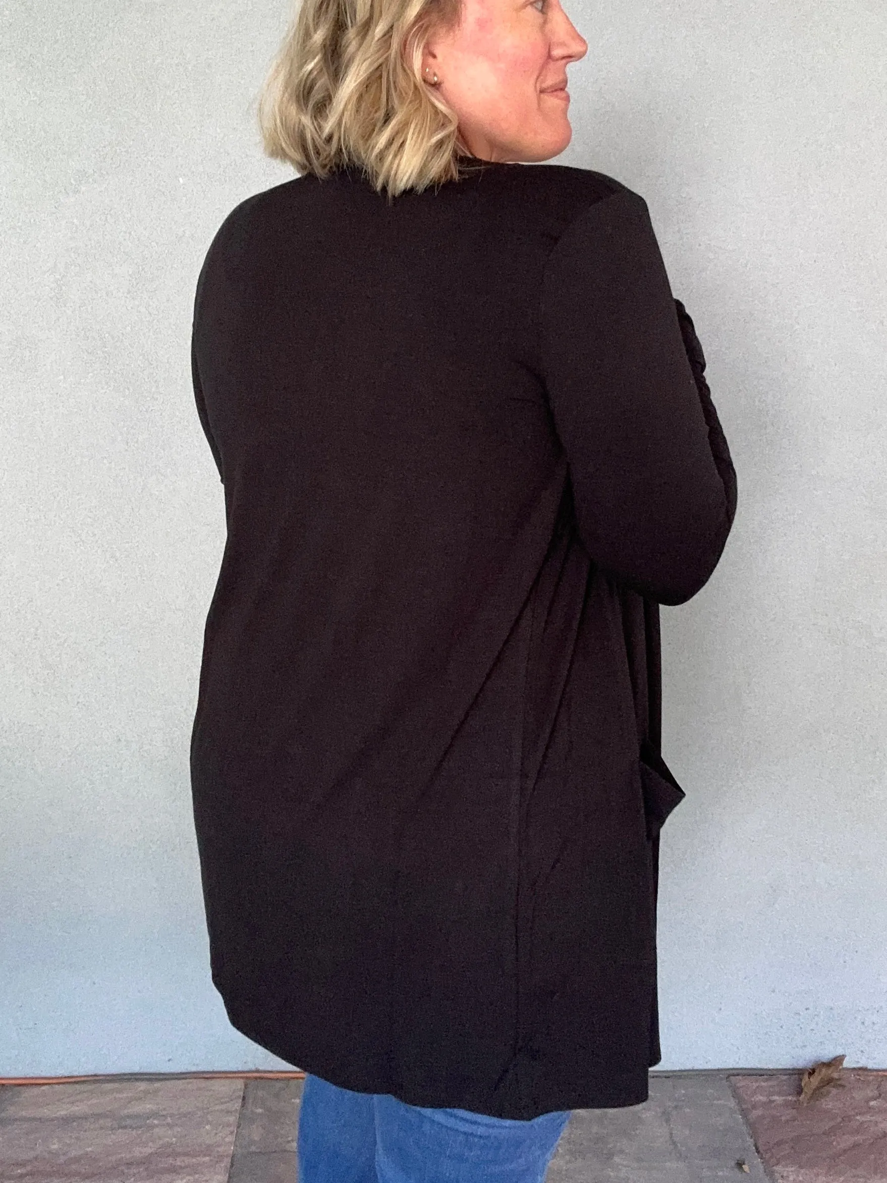 The Essential Cardigan in Black