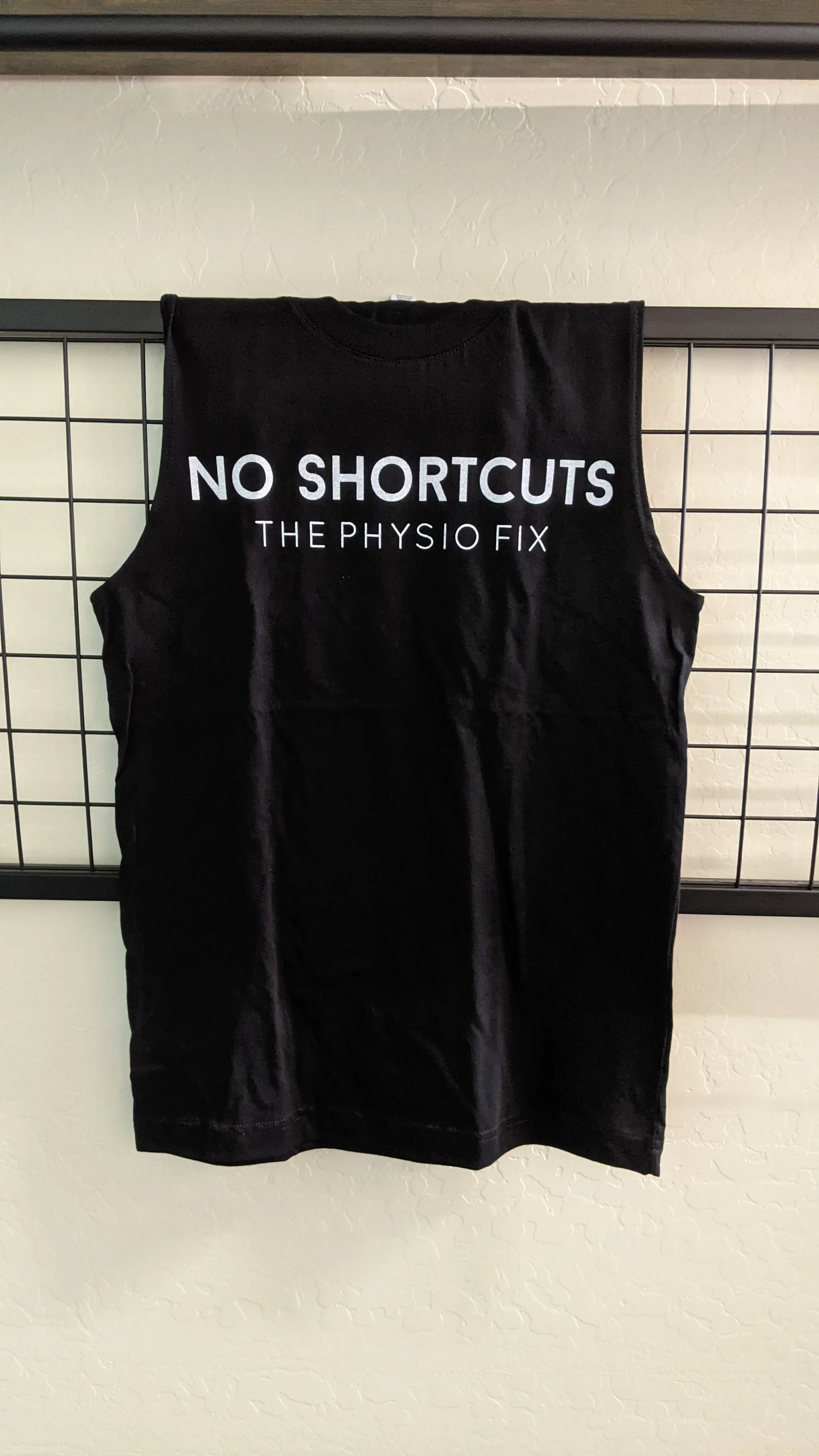 Unisex “No Shortcuts” Muscle Tank - Black only